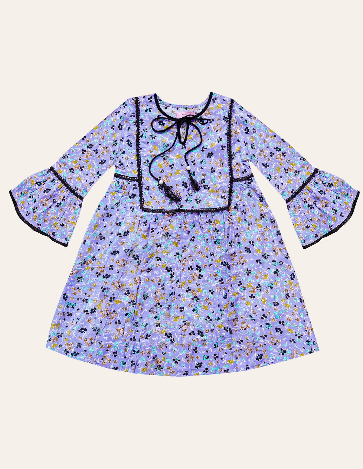 Violet Floral Kurti