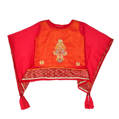 Yellow Red 3pc Festive Dress IXAMPLE Pakistan