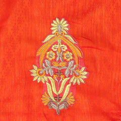 Yellow Red 3pc Festive Dress IXAMPLE Pakistan