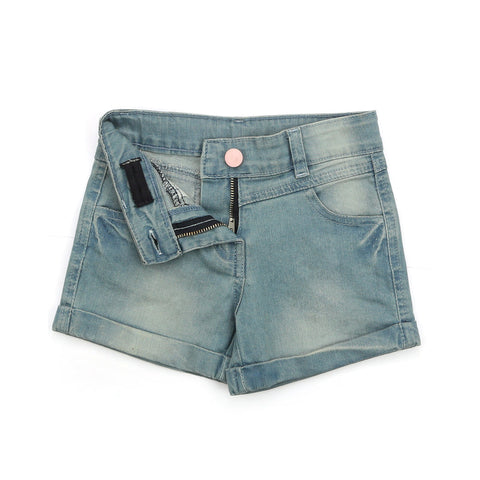 Girls Blue Denim Shorts