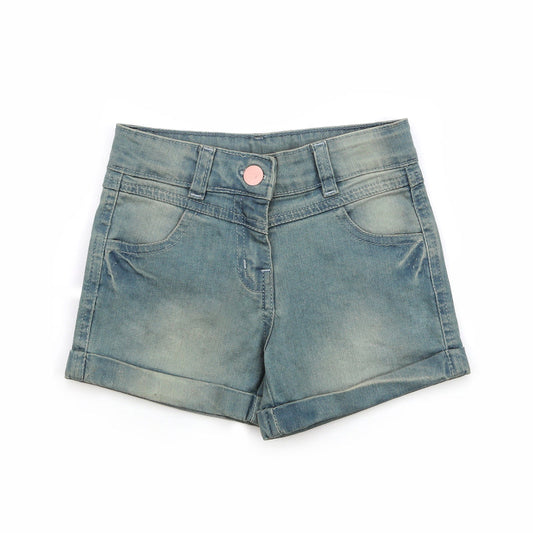 Girls Blue Denim Shorts IXAMPLE Pakistan