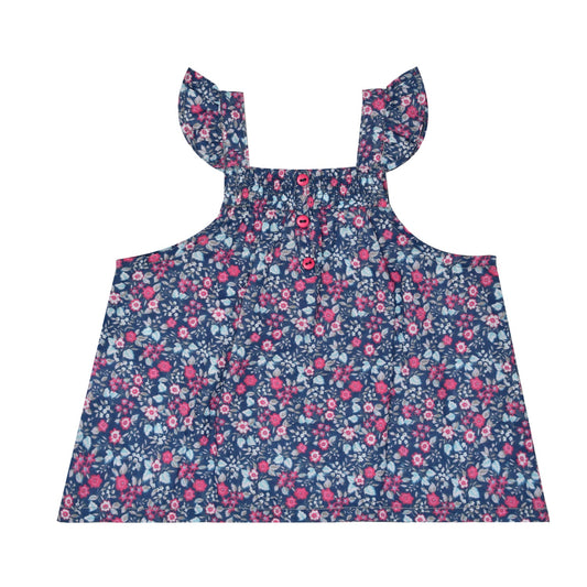 Girls Floral Printed Top