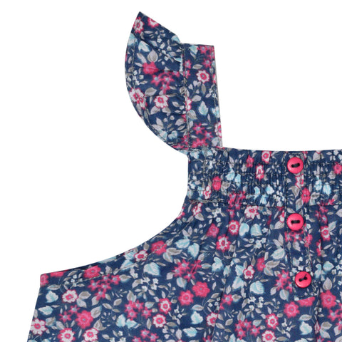 Girls Floral Printed Top