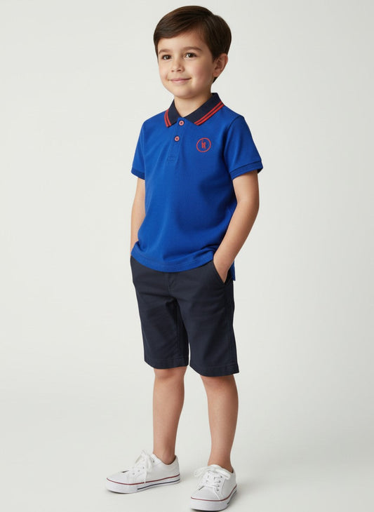 Navy Chino Short