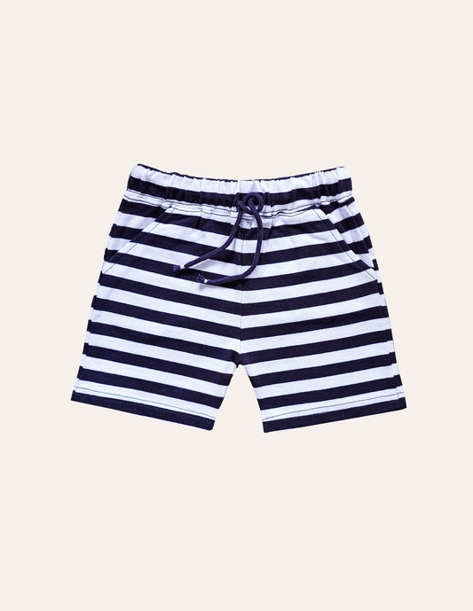 Navy & White Striped Short IXAMPLE Pakistan