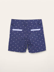 Boys Navy Cotton Short