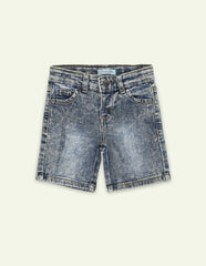 Stone Wash Denim Short