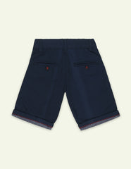 Navy Cotton Short