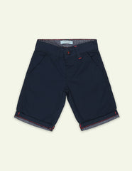 Navy Cotton Short