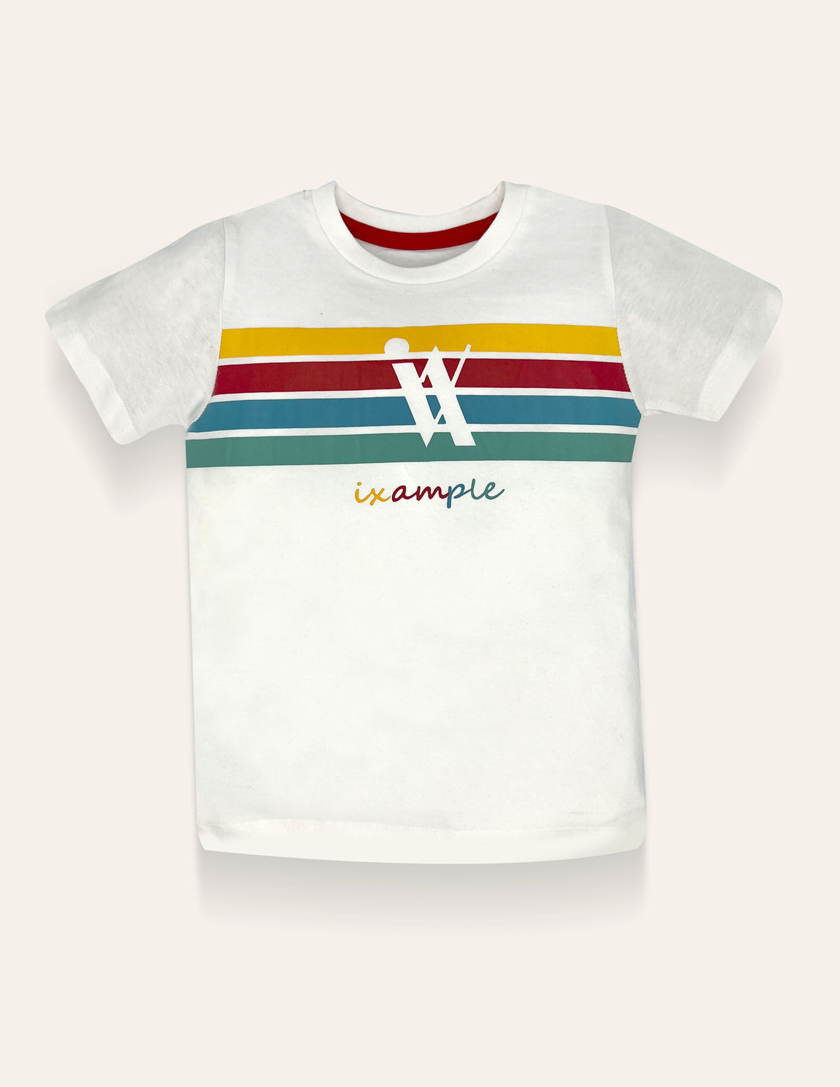 Boys White Printed T-Shirt IXAMPLE Pakistan