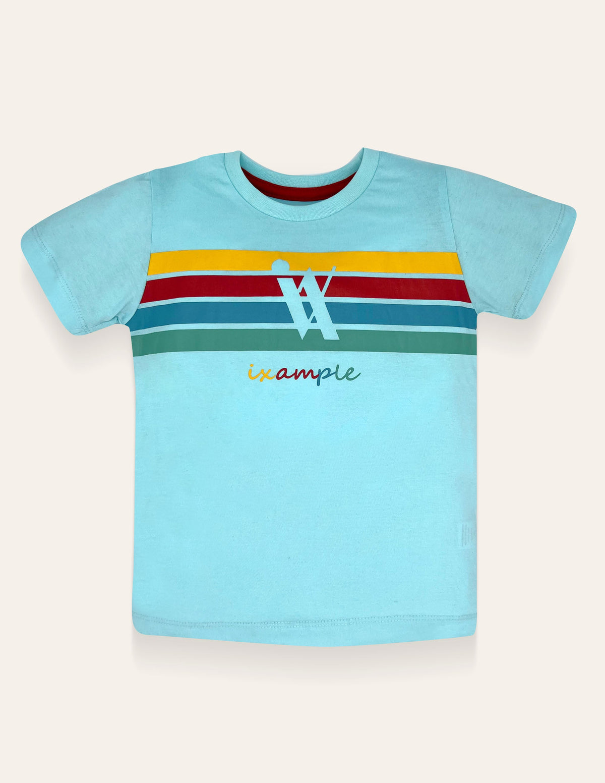 Boys Aqua Printed T-Shirt IXAMPLE Pakistan