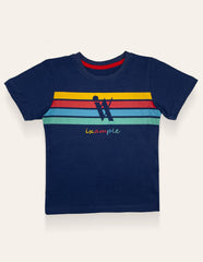 Boys Navy Printed T-Shirt IXAMPLE Pakistan
