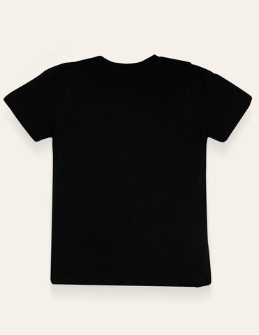 Boys Black Surf T-Shirt