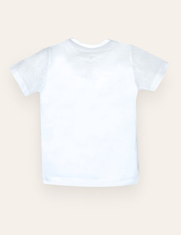 Boys White Surf T-Shirt