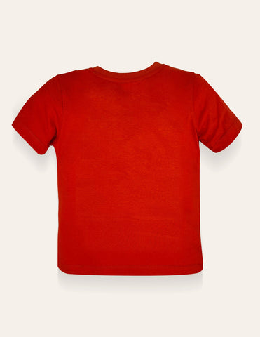 Boys Coral Red Funtastic T-Shirt IXAMPLE Pakistan