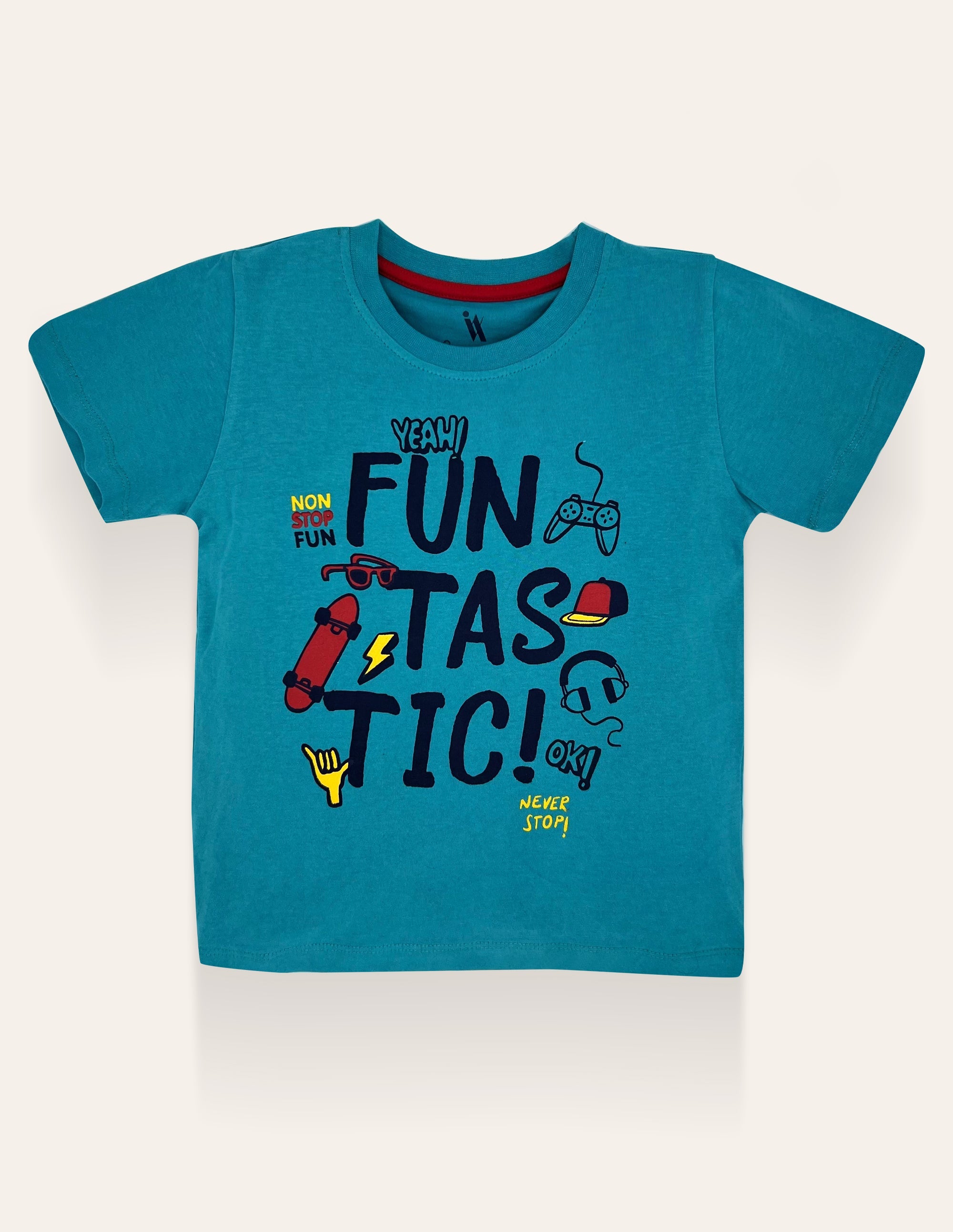 Boys Turquoise Funtastic T-Shirt IXAMPLE Pakistan