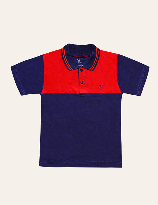 Red-Navy Fashion Polo IXAMPLE Pakistan