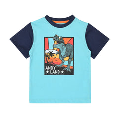 Aqua Dino Land Tee