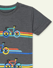 Dark Grey Bicycle Graphic Tee
