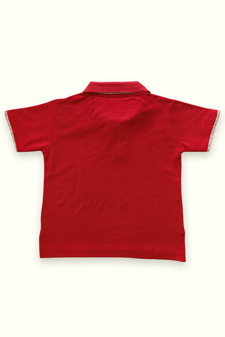 Boys Coral Polo