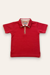 Boys Coral Polo