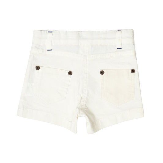 White Cotton Twill Short IXAMPLE Pakistan