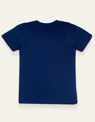 Girls Navy Lovely Embroidered T-Shirt IXAMPLE Pakistan