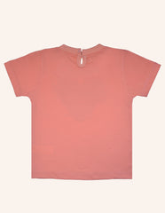 Girls Peach Beautiful Girl Tshirt IXAMPLE Pakistan