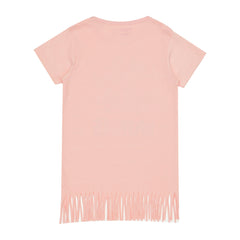 Pink Bottom Frilled tee IXAMPLE Pakistan