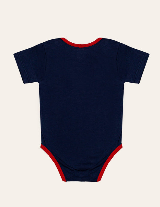 Baby Navy Short Sleeve Body Suit IXAMPLE Pakistan