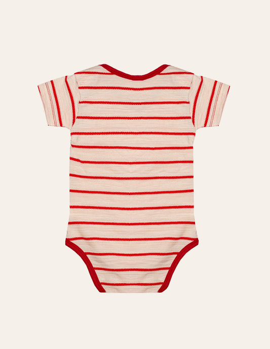 Striped Short Sleeve Body Suit IXAMPLE Pakistan