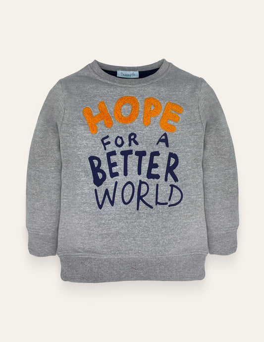 HOPE Embroidered Sweatshirt IXAMPLE Pakistan