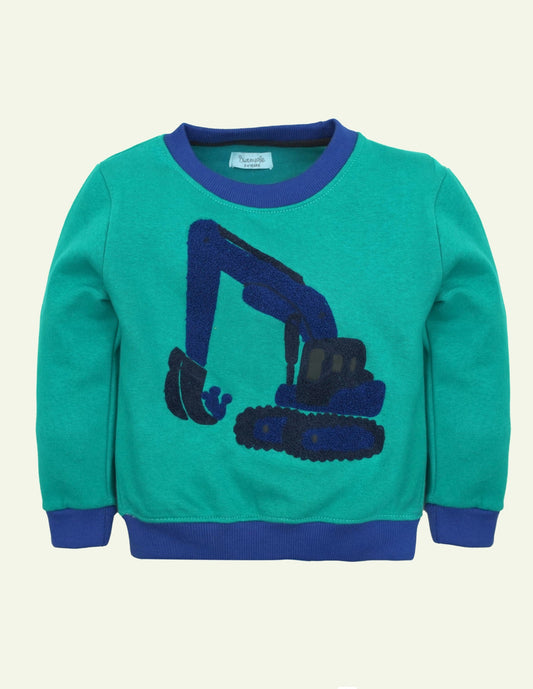 Excavator Embroidered Jumper IXAMPLE Pakistan