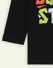 Black SUPERSTAR Long Sleeve Tee