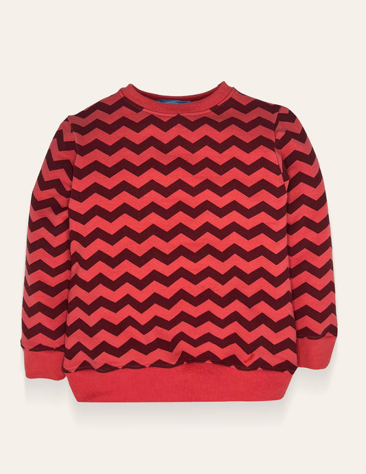 Girls Zigzag pattern Sweatshirt IXAMPLE Pakistan