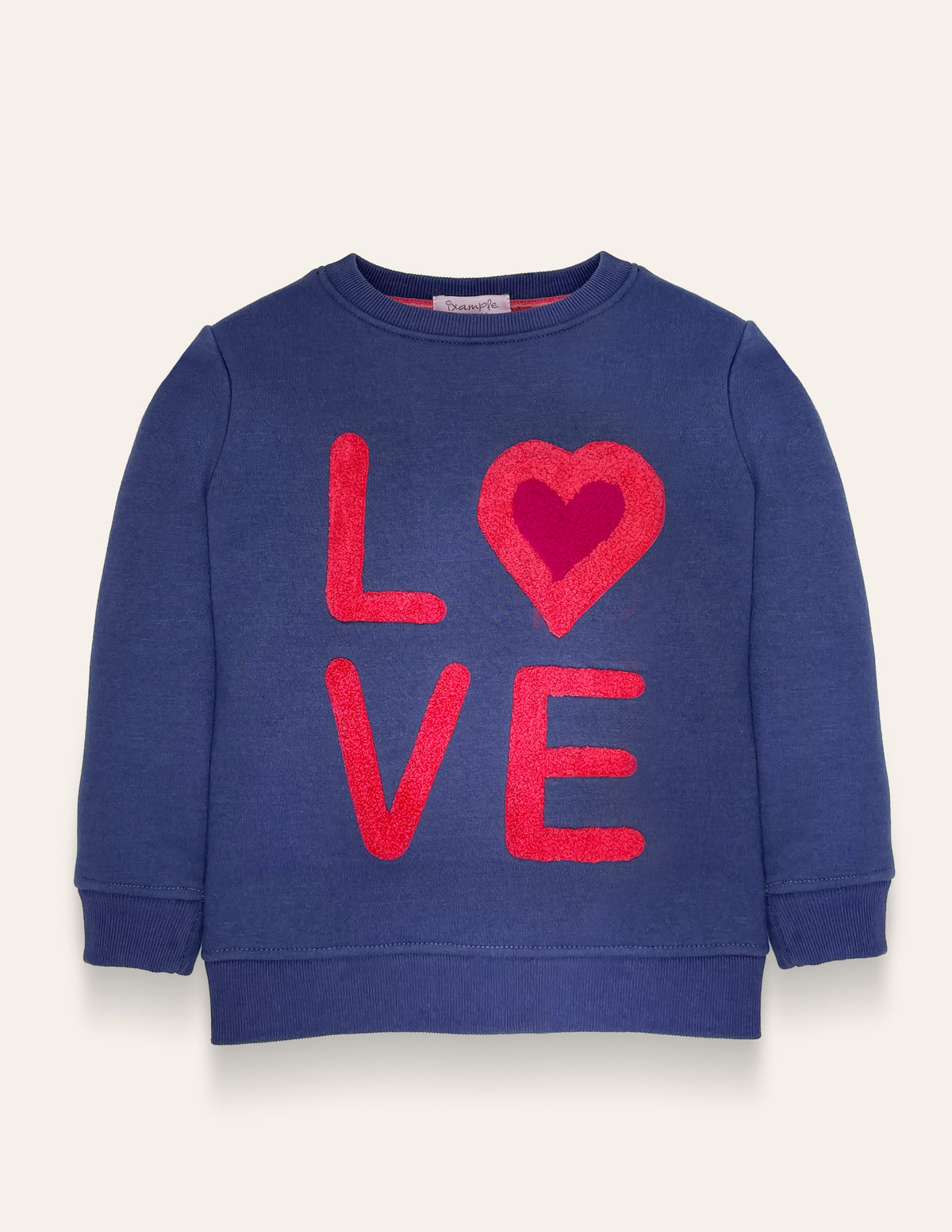 Girls LOVE Chenille Embroidered Sweatshirt
