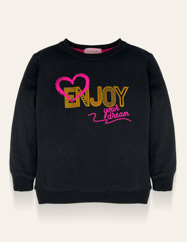 Girls ENJOY Printed Sweatshirt