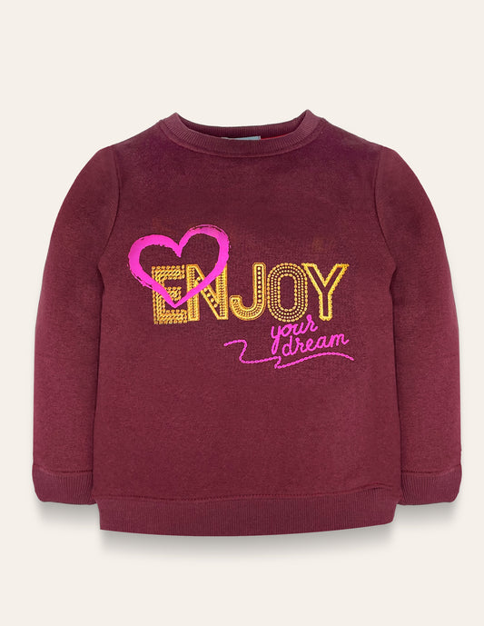 Girls ENJOY Printed Sweatshirt