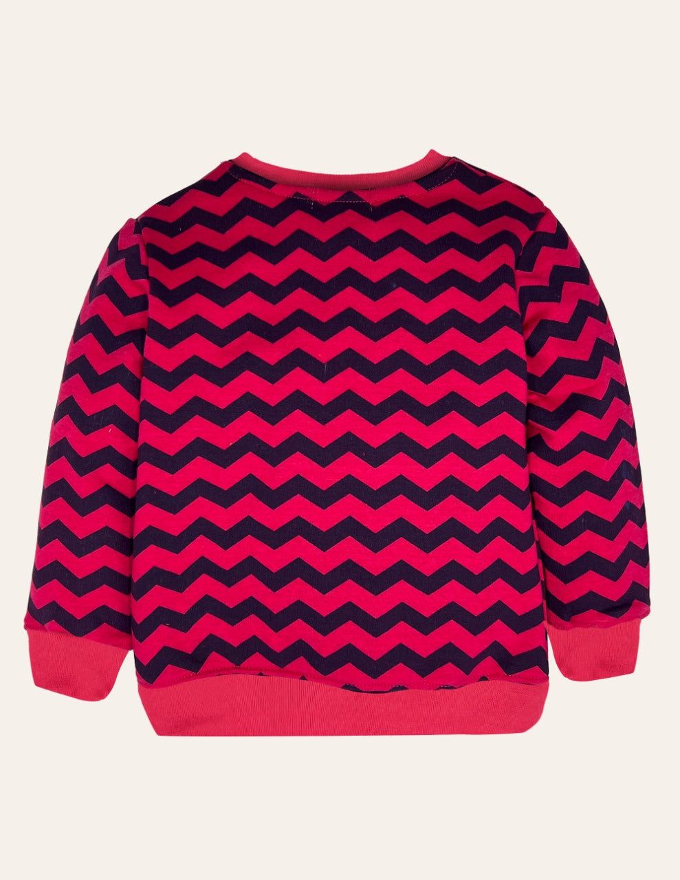 Pink Zigzag pattern Sweatshirt