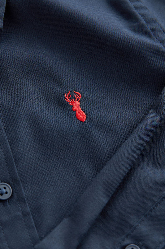 OXF LS NAVY STAG | NAVY