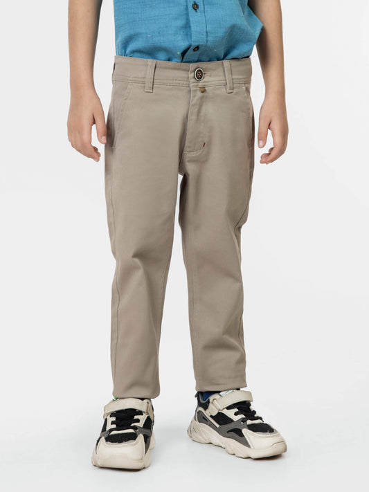 Khaki Casual Chino With Flap Pockets Brumano Pakistan