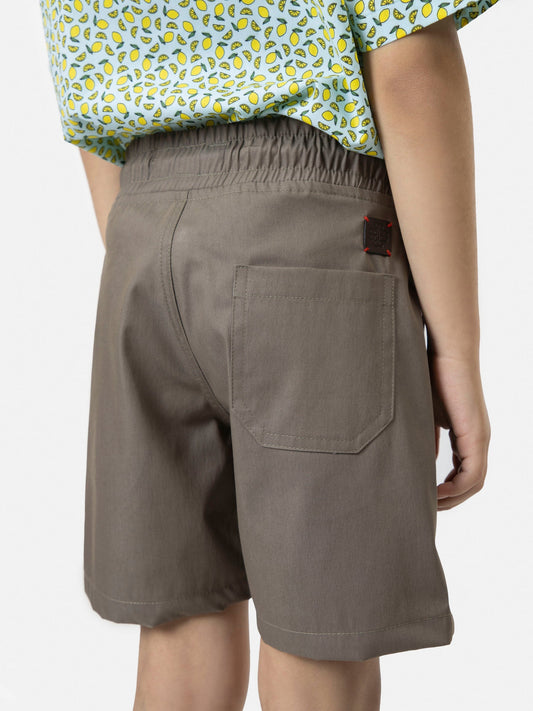 Khaki Cotton Casual Shorts Brumano Pakistan