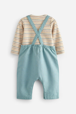 Baby Dungarees And Bodysuit Set NEXT UK