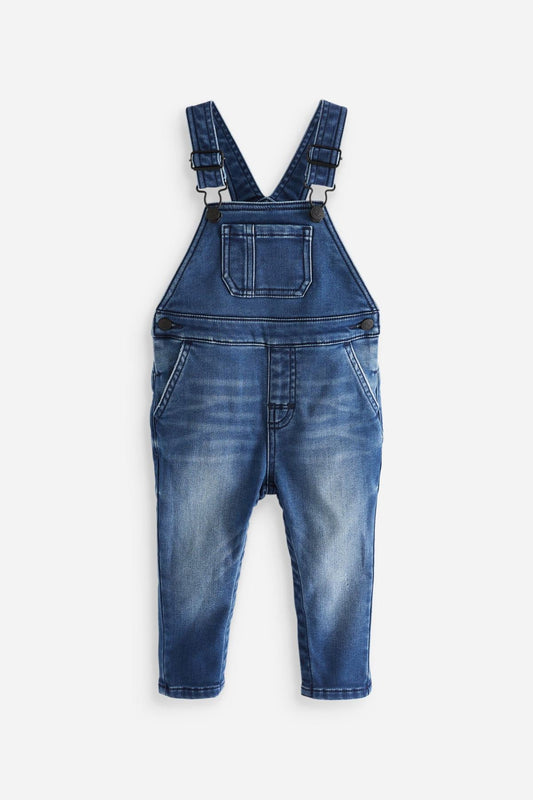 Dark Blue Supersoft Denim Dungarees