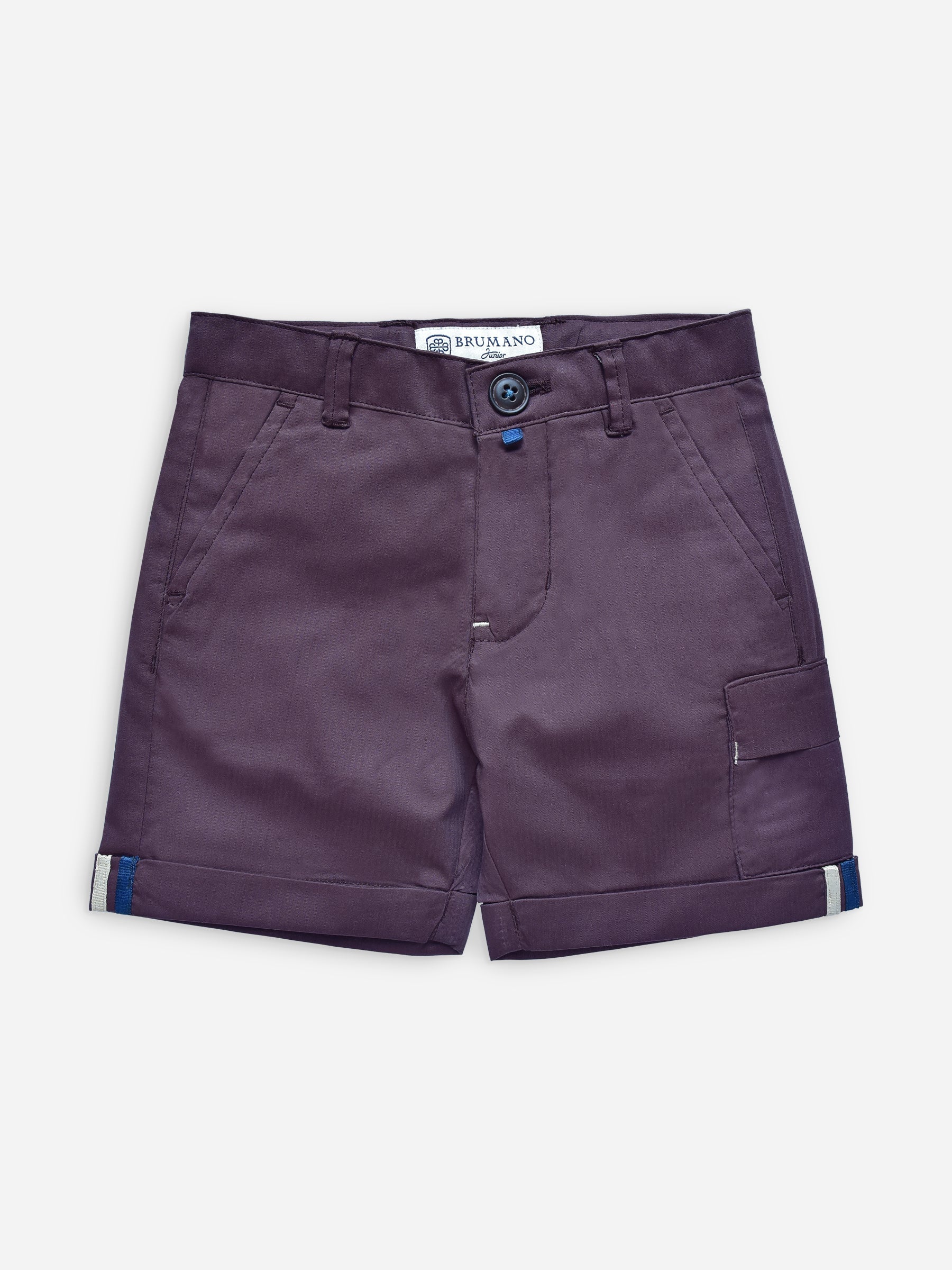 Maroon Stretch Cotton Casual Shorts Brumano Pakistan