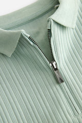 Textured Short Sleeve Polo Shirt NEXT UK