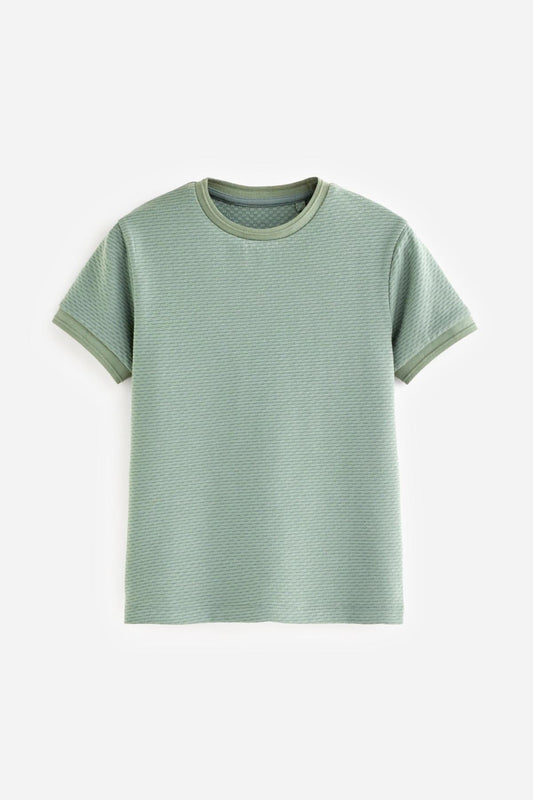 Short Sleeve Textured T Shirt NEXT UK