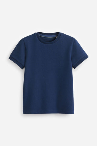 Short Sleeve Textured T-Shirt NEXT UK