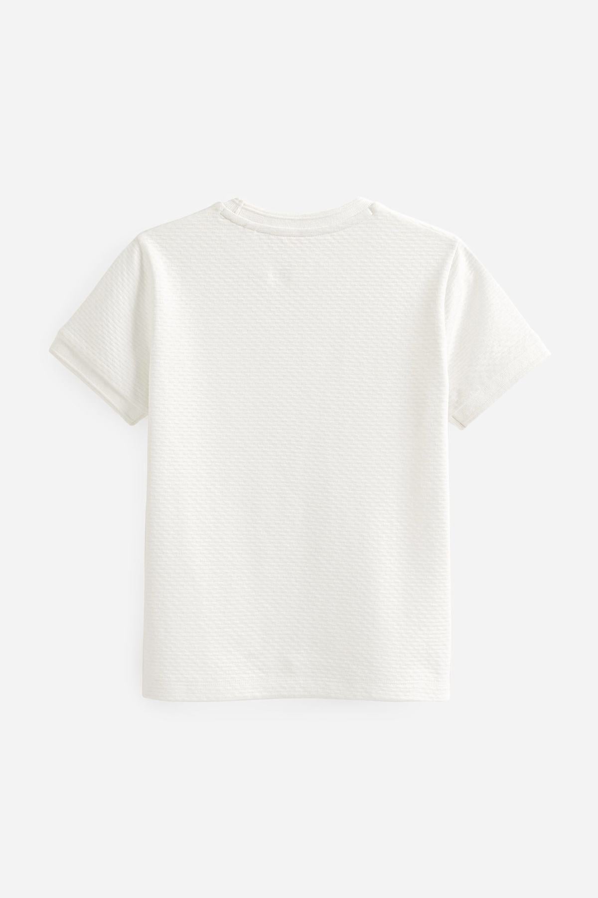 Short Sleeve Textured T Shirt NEXT UK