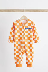 Baby Footless Sleepsuit With Zip 3 Pack NEXT UK